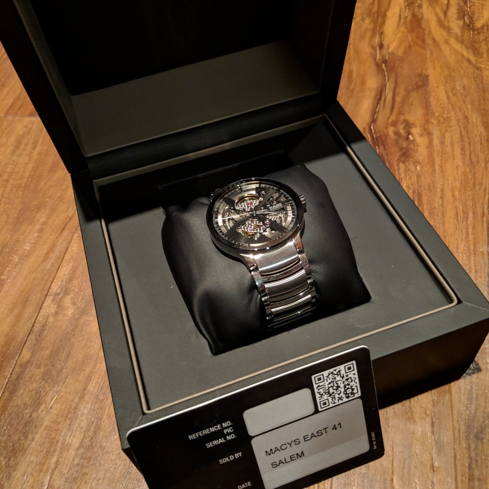 Rado Men's Swiss Centrix Automatic Skeleton Watch - Picture 4 of 8